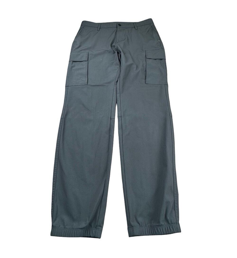 Vuori Pants Mens Meta Cargo Comfort Stretch V451 Gray Size 34 Ankle Work